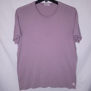 Marine Layer Signature Crew Tee Mens XL Mauve Short Sleeve